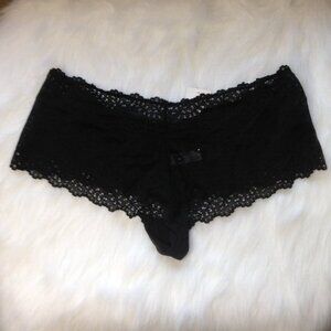 B. Tempt'd by Wacoal Lace Panty Brief Black XL NWT